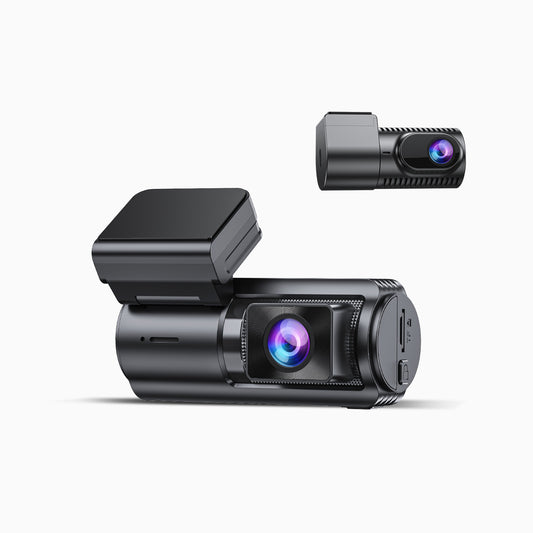 GKU E200 Dual 4K Dash Cam | Sony STARVIS 2 HDR Front & Rear Camera with Voice Control
