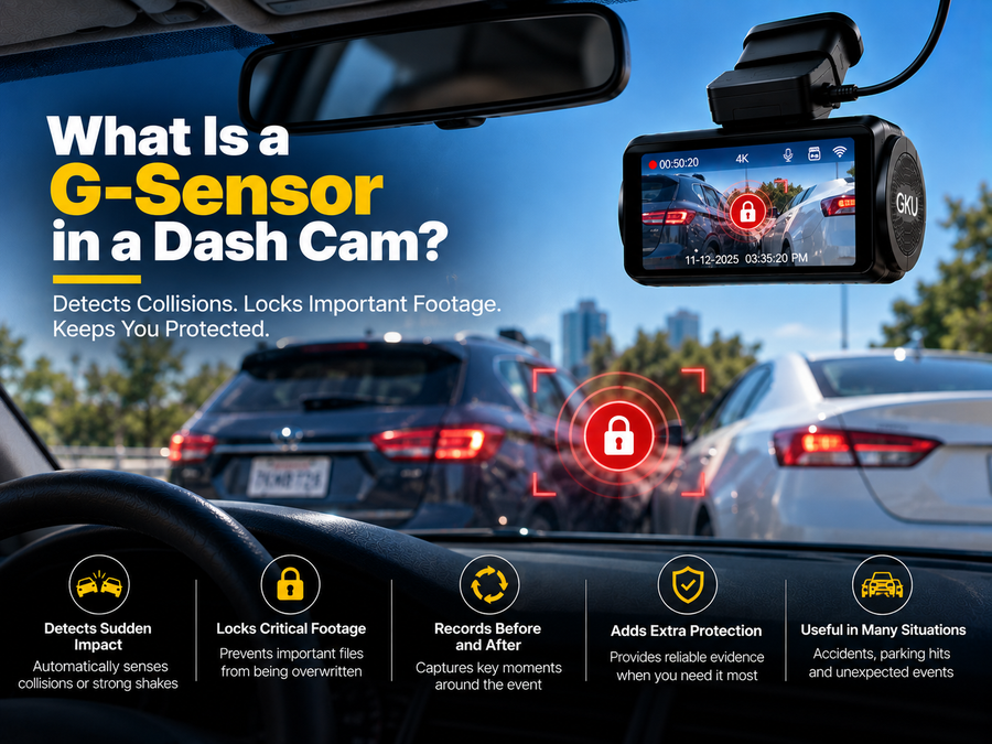 What Is a G-Sensor in a Dash Cam? How It Works & Why It Matters
