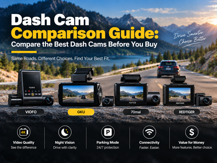 Dash Cam Comparison Guide: Compare the Best Dash Cams Before You Buy