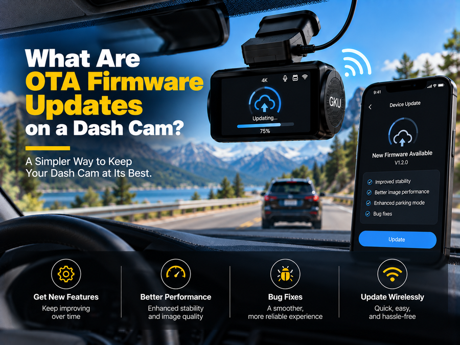 What Are OTA Firmware Updates on a Dash Cam?