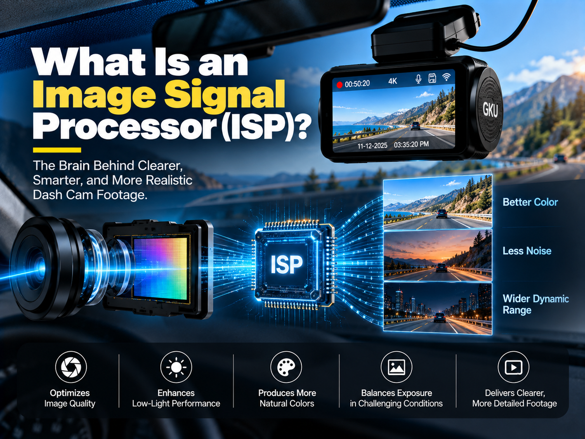 What Is an Image Signal Processor (ISP)? Why It Matters for Dash Cam Image Quality