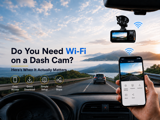 Do You Need Wi-Fi on a Dash Cam? Here’s When It Actually Matters