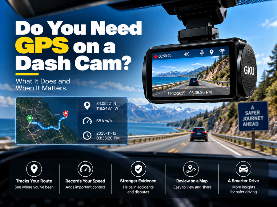 Do You Need GPS on a Dash Cam? What It Does and When It Matters