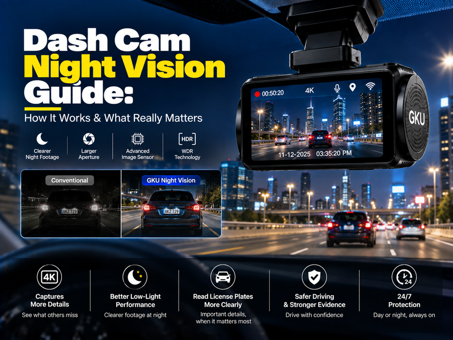 Dash Cam Night Vision Guide: How It Works & What Really Matters