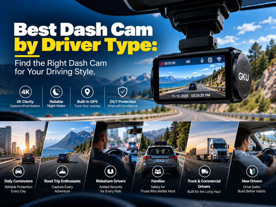 Best Dash Cam by Driver Type: Find the Right Dash Cam for Your Driving Style