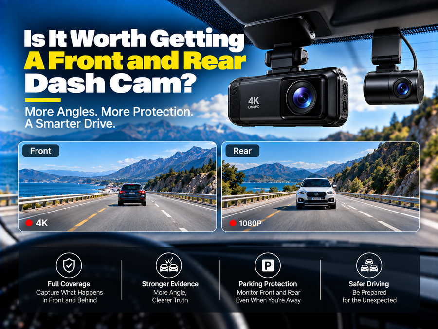 Is It Worth Getting A Front and Rear Dash Cam? Expert 2026 Review Breakdown