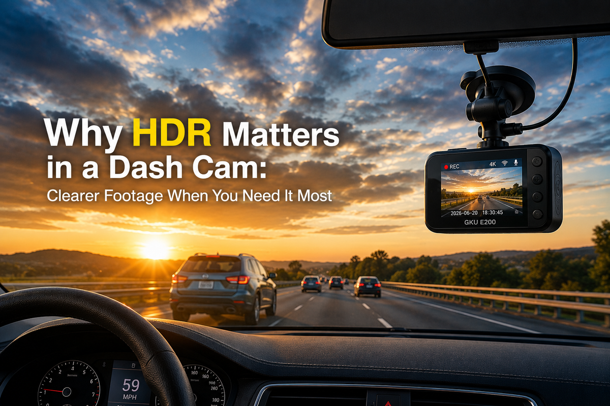 Why HDR Matters in a Dash Cam: Clearer Footage When You Need It Most