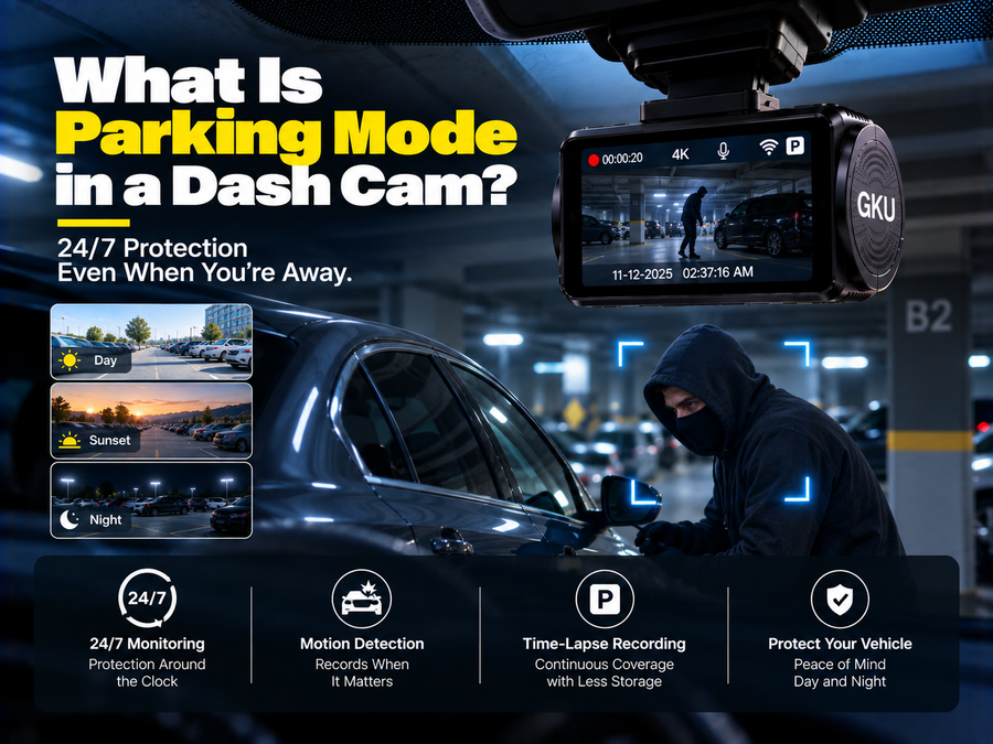 What Is Parking Mode in a Dash Cam? Everything You Need to Know