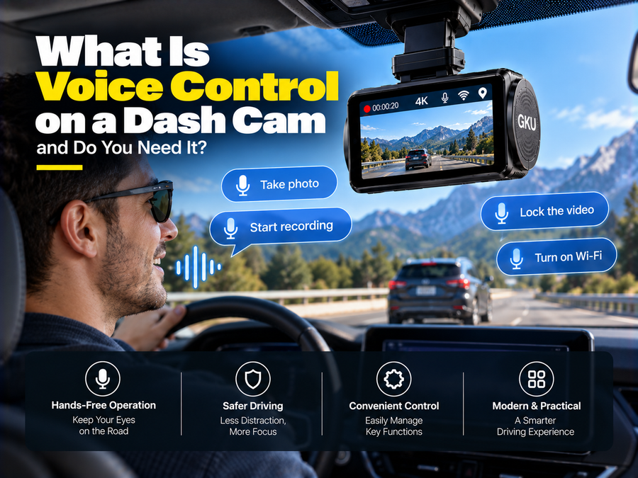 What Is Voice Control on a Dash Cam and Do You Need It?