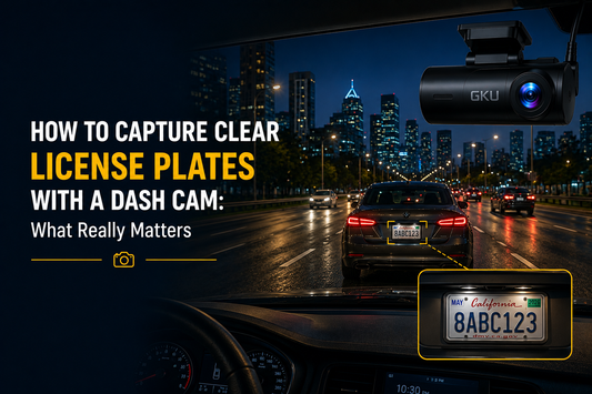 How to Capture Clear License Plates with a Dash Cam: What Really Matters