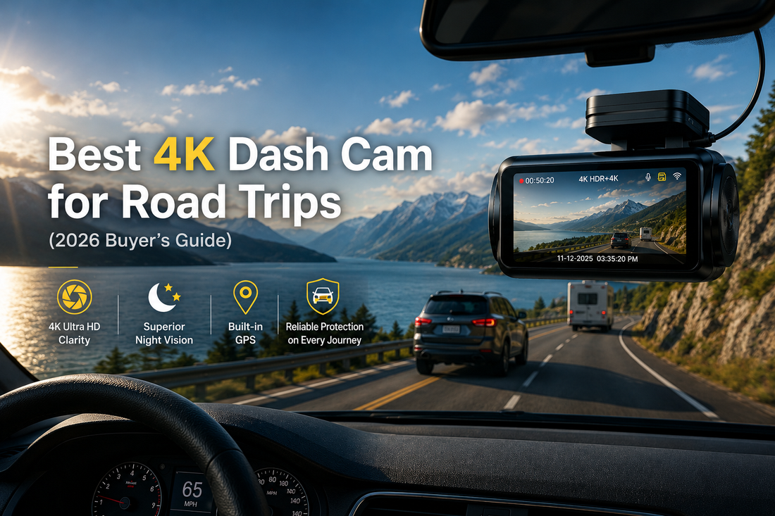 Best 4K Dash Cam for Road Trips (2026 Buyer's Guide)