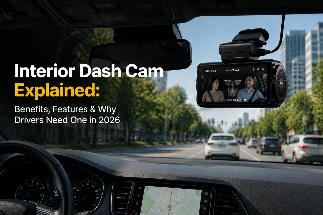 Interior Dash Cam Explained: Benefits, Features & Why Drivers Need One in 2026
