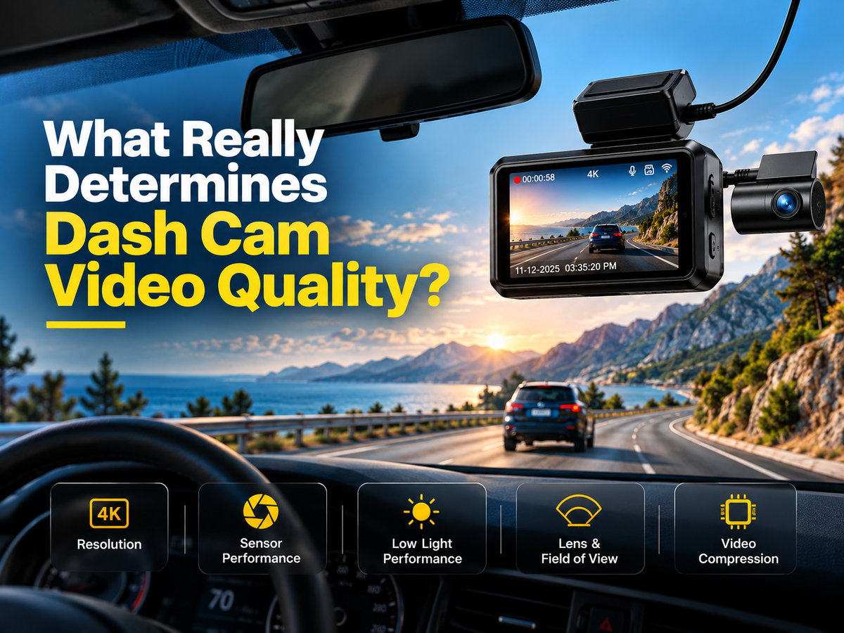 What Really Determines Dash Cam Video Quality? 8 Factors That Matter