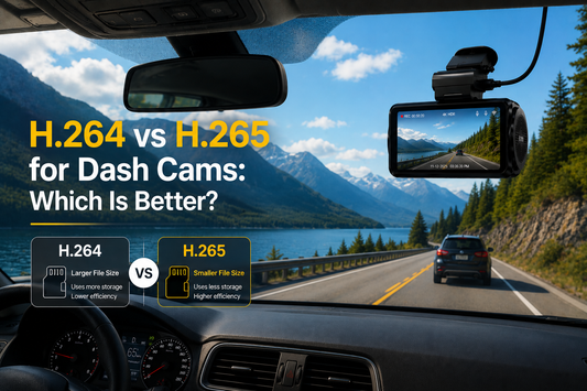 H.264 vs H.265 for Dash Cams: Which Is Better?