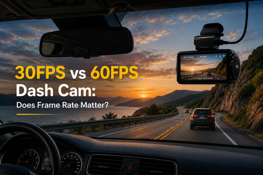 30FPS vs 60FPS Dash Cam: Does Frame Rate Matter?