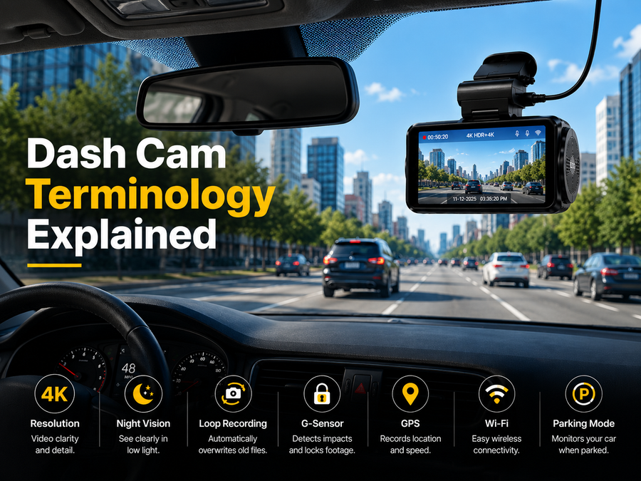 Dash Cam Terminology Explained: A Complete Guide to Dash Camera Terms