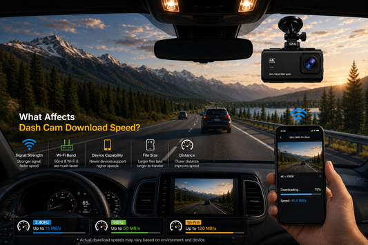 Why Dash Cam Wi-Fi Download Speed Matters: 2.4GHz vs 5GHz vs Wi-Fi 6