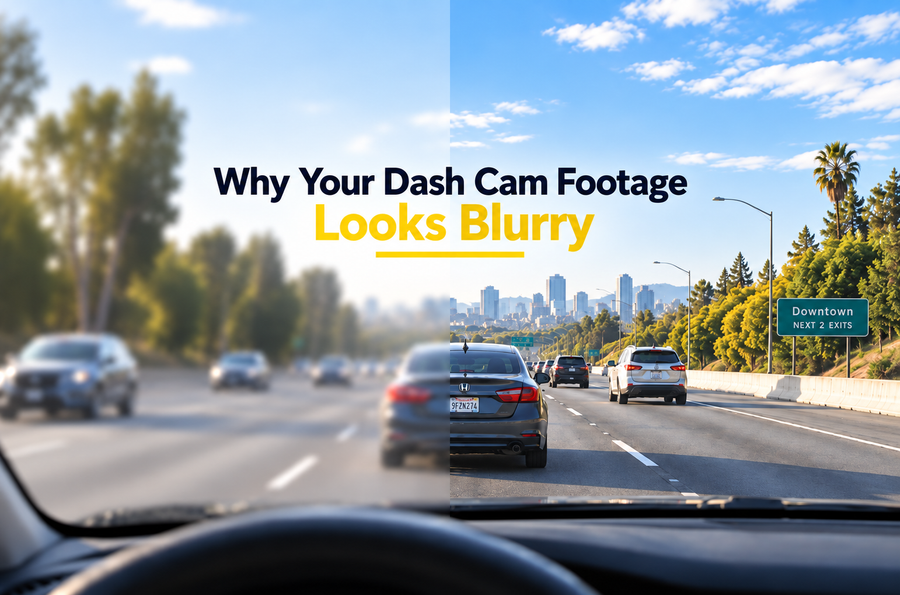 Why Your Dash Cam Footage Looks Blurry And How to Fix It
