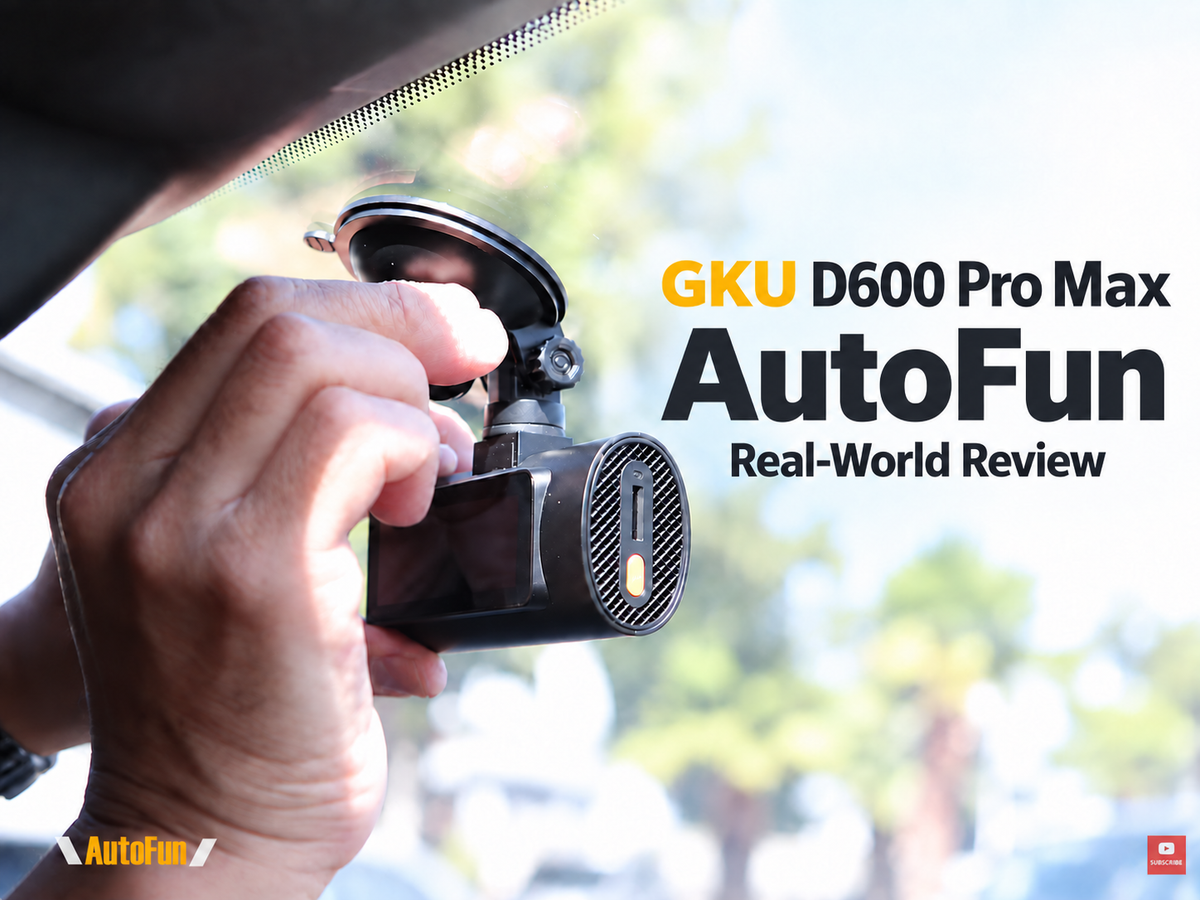 AutoFun Reviews the GKU D600 Pro Max: App, Road Footage and Parking Mode Test