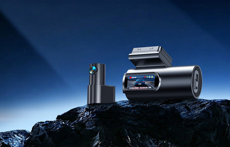 GKU Dash Cam – 4K Front & Rear Dash Cam for Cars, Trucks & Uber
