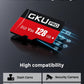 GKU 128GB High Endurance MicroSD Card for Dash Cam | U3 V30 4K Recording