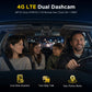 GKU C600 4G LTE Dual Dash Cam with Remote Monitoring & GPS