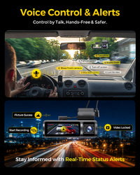 GKU C300 3-Channel Dash Cam |Front, Cabin, Rear