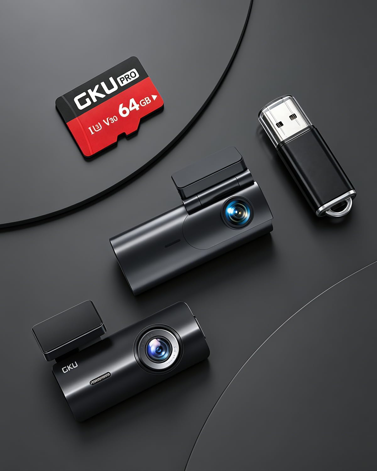 GKU 64GB High Endurance MicroSD Card for 4K Dash Cam | U3 V30 Memory Card
