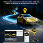 GKU D600 Pro Max Dash Cam Front and Rear, STARVIS 2 Sensor, Fastest 5.8GHz WiFi 6.0, Voice Control, 3 "IPS Car Camera with GPS (No SD Card)