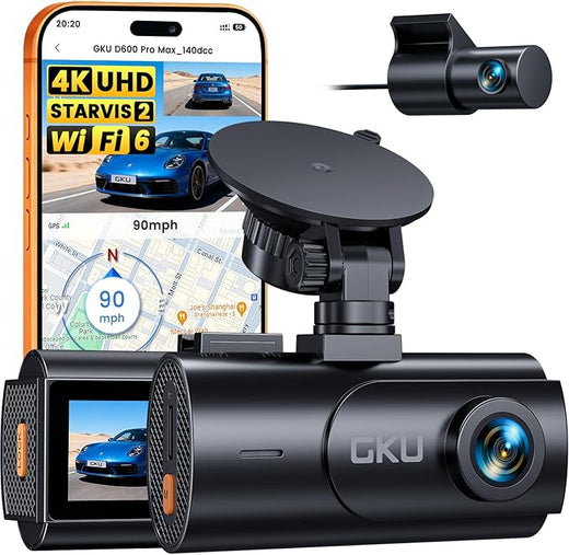 GKU D600 Pro Max dash cam