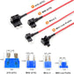 GKU Upgraded Dash Cam Hardwire Kit with 8pcs Fuse Tap Set, 3-Meter Type-C ACC Hard Wire Kit, 12V-24V to 5V/2.5A Wiring Kit with Low Voltage Protection, 24H Parking Surveillance for all GKU Dashcams