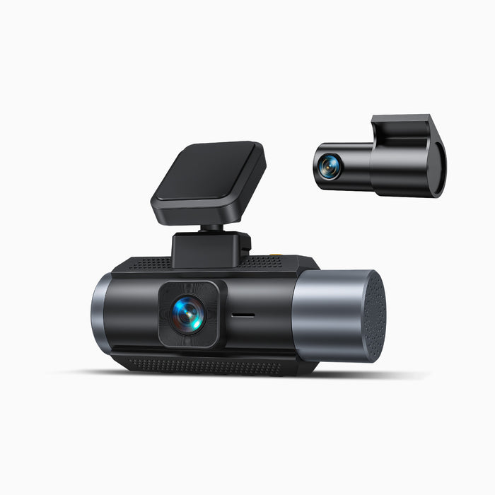 GKU D1000 4K+1080P+1080P 3-Channel Dash Cam