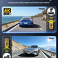 GKU D600 Pro Max Auto Dash Cam Front and Rear, STARVIS 2 Sensor, Fastest 5.8GHz WiFi 6.0, Voice Control, 3 "IPS Car Camera with GPS (No SD Card)