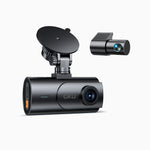 GKU D600 Pro Max 4K+1080P Dash Cam Front and Rear, STARVIS 2 Sensor, Fastest 5.8GHz WiFi 6.0, Voice Control, 3 