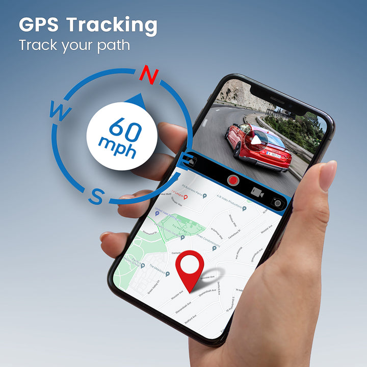 GKU D500 4K+2,5K Dashcam Auto Vorne Hinten WiFi GPS Dash Cam (DE) – gkutech