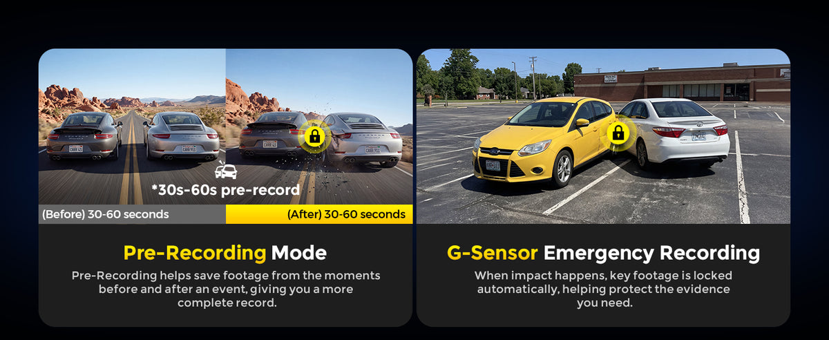Pre-recording&G-Sensor