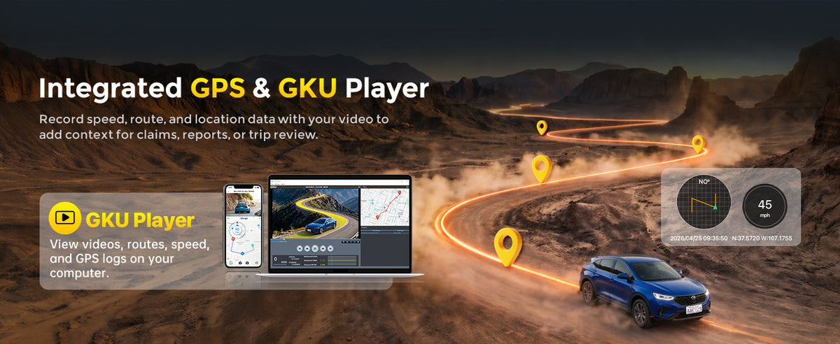 Built-in GPS&GKU Player