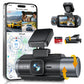 GKU D1000 3 Channel 5.8GHz WiFi Dash Cam - gkutech