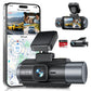 GKU D1000 3 Channel 5.8GHz WiFi Dash Cam - gkutech