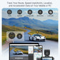 GKU D1000 3 Channel 5.8GHz WiFi Dash Cam - gkutech
