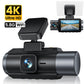 GKU D1000 3 Channel 5.8GHz WiFi Dash Cam - gkutech