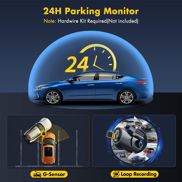 GKU D600 4K/2.5K WiFi Dash Cam - gkutech