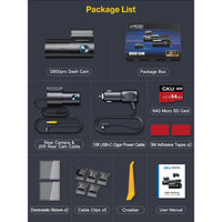 GKU D600Pro 4K WiFi GPS With 1.47 Inch IPS Screen Dash Cam - gkutech