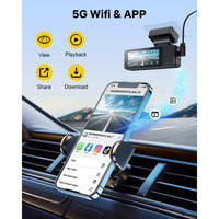 GKU D700 4K+1080P 5G WiFi GPS 3.18 Inch Touch Screen Dash Cam - gkutech