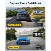 GKU D700 4K+1080P 5G WiFi GPS 3.18 Inch Touch Screen Dash Cam - gkutech