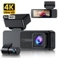 GKU D700 4K+1080P 5G WiFi GPS 3.18 Inch Touch Screen Dash Cam - gkutech