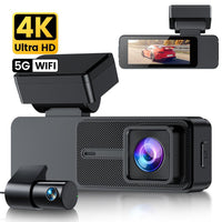 GKU D700 4K+1080P 5G WiFi GPS 3.18 Inch Touch Screen Dash Cam - gkutech