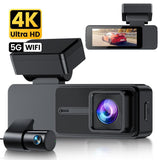 GKU D700 4K+1080P 5G WiFi GPS 3.18 Inch Touch Screen Dash Cam - gkutech