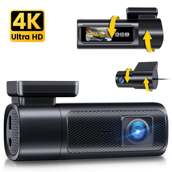 GKU D900 4K 30fps+2.5K 5G WiFi Dash Cam - gkutech