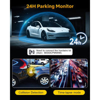 GKU D900 4K 30fps+2.5K 5G WiFi Dash Cam - gkutech